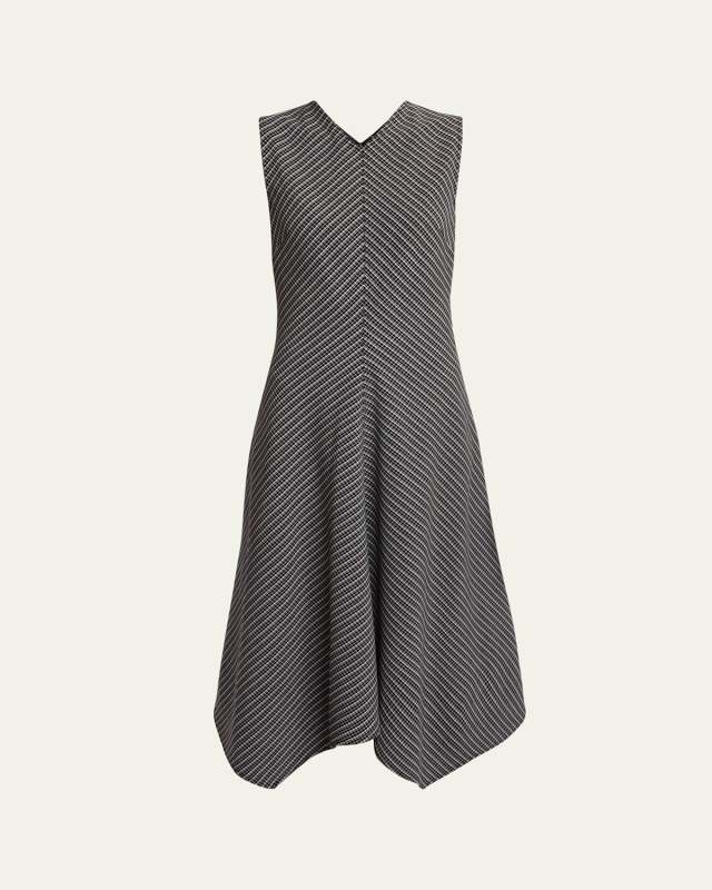 Layla Sleeveless Stretch Tailoring Midi Dress